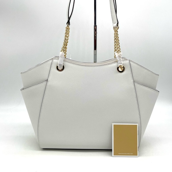 Michael Kors Large Chain Shoulder Tote Bag - Picture 4 of 8